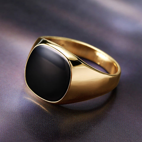 18K Gold Plated Lions Head Ring