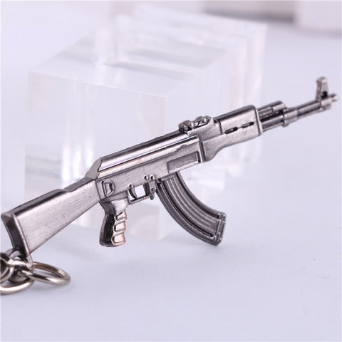 High Quality Black Leather Biker Key Chain